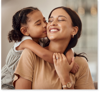 mother and daughter